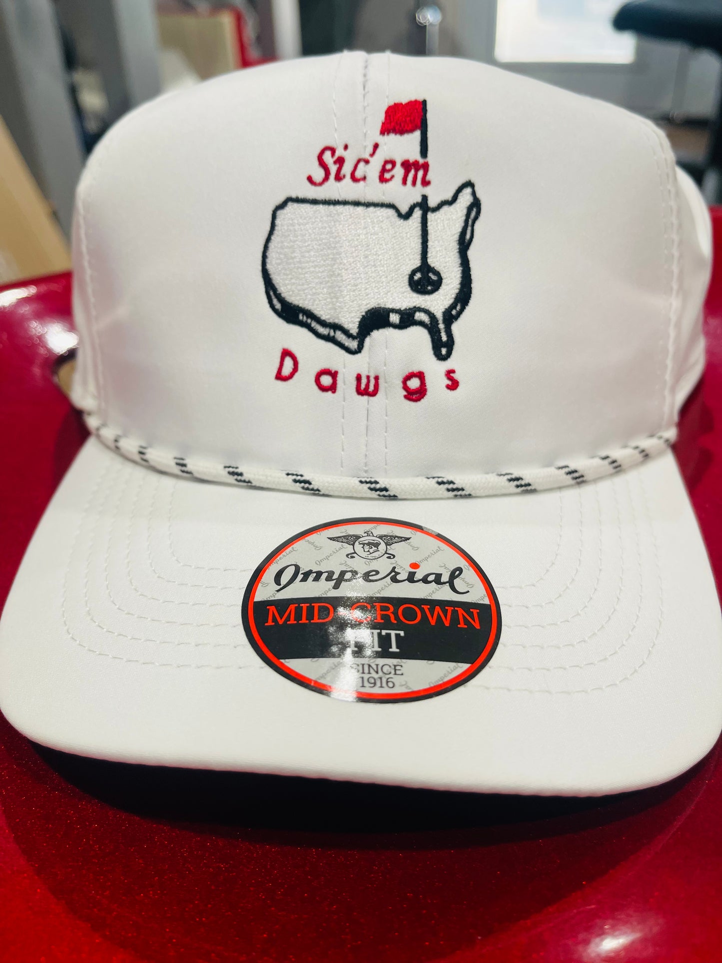 Sic’em Dawgs Imperial rope golf masters hat