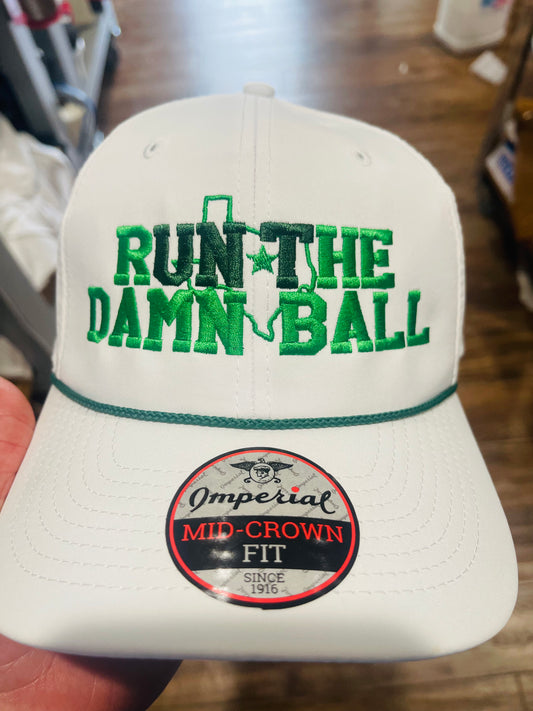 Texas run the damn ball Imperial hat